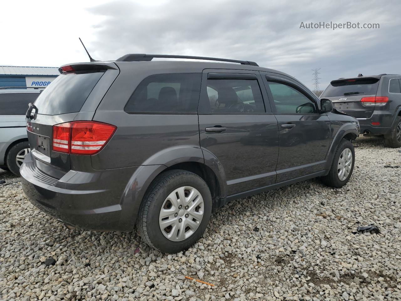 2016 Dodge Journey Se Gray vin: 3C4PDCAB9GT246501