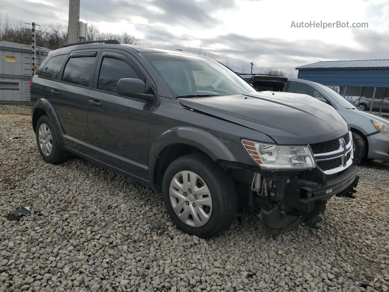 2016 Dodge Journey Se Gray vin: 3C4PDCAB9GT246501