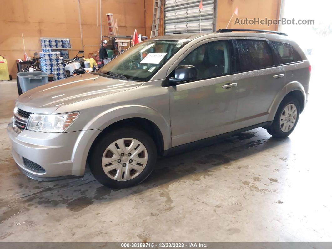 2016 Dodge Journey Se Silver vin: 3C4PDCAB9GT250015