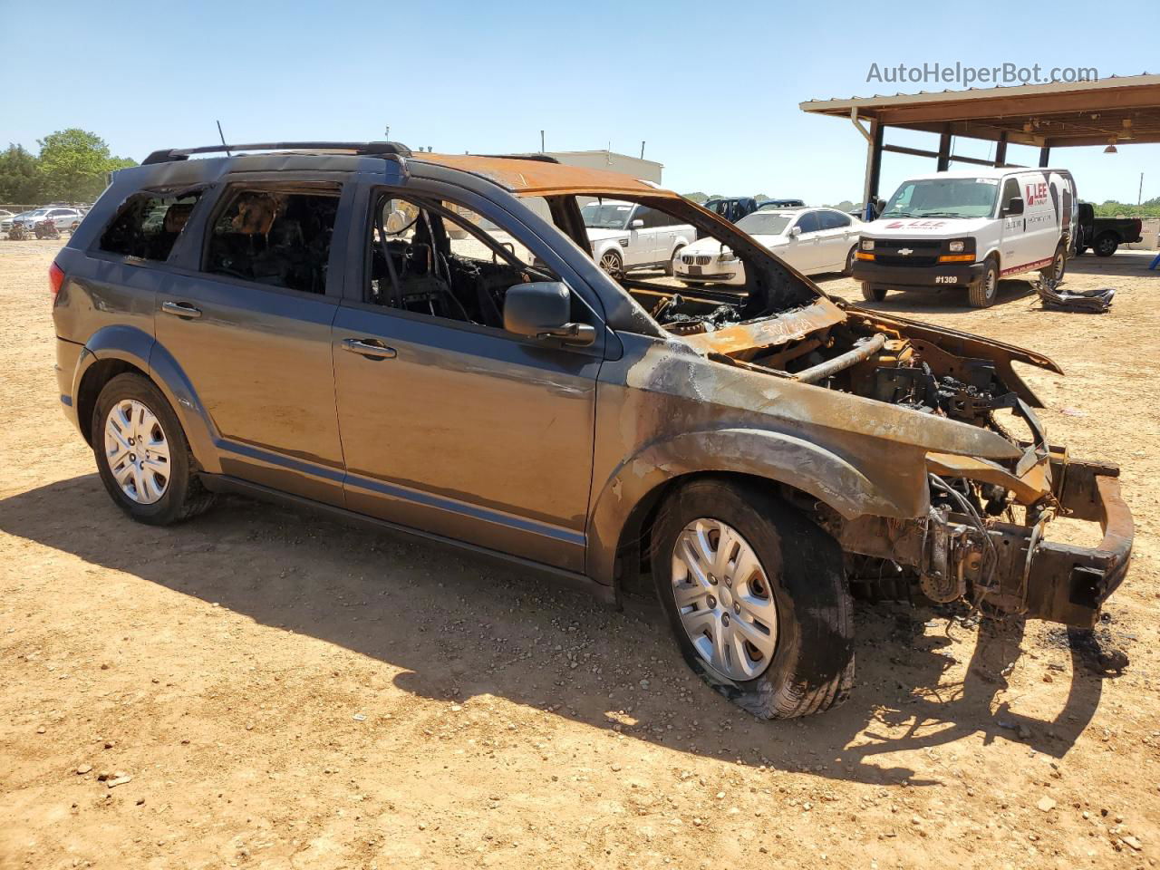 2017 Dodge Journey Se Brown vin: 3C4PDCAB9HT545200