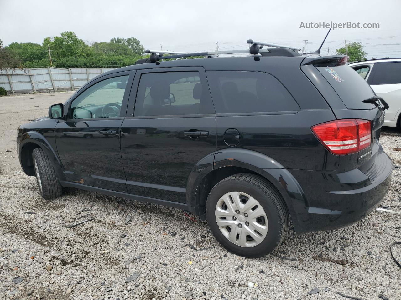 2017 Dodge Journey Se Black vin: 3C4PDCAB9HT605167