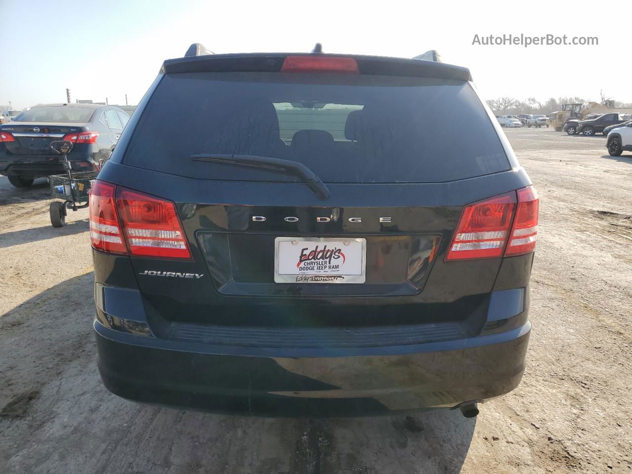 2017 Dodge Journey Se Black vin: 3C4PDCAB9HT662243