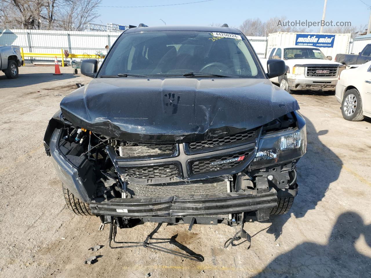 2017 Dodge Journey Se Black vin: 3C4PDCAB9HT662243