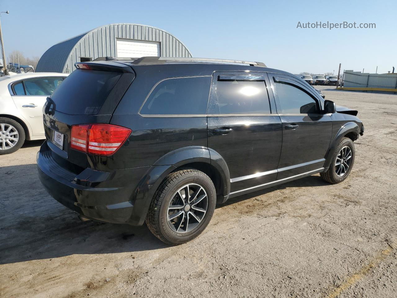 2017 Dodge Journey Se Black vin: 3C4PDCAB9HT662243