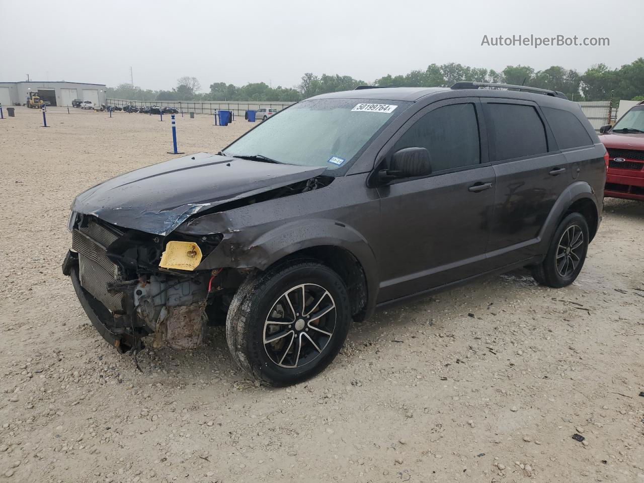 2017 Dodge Journey Se Gray vin: 3C4PDCAB9HT705060