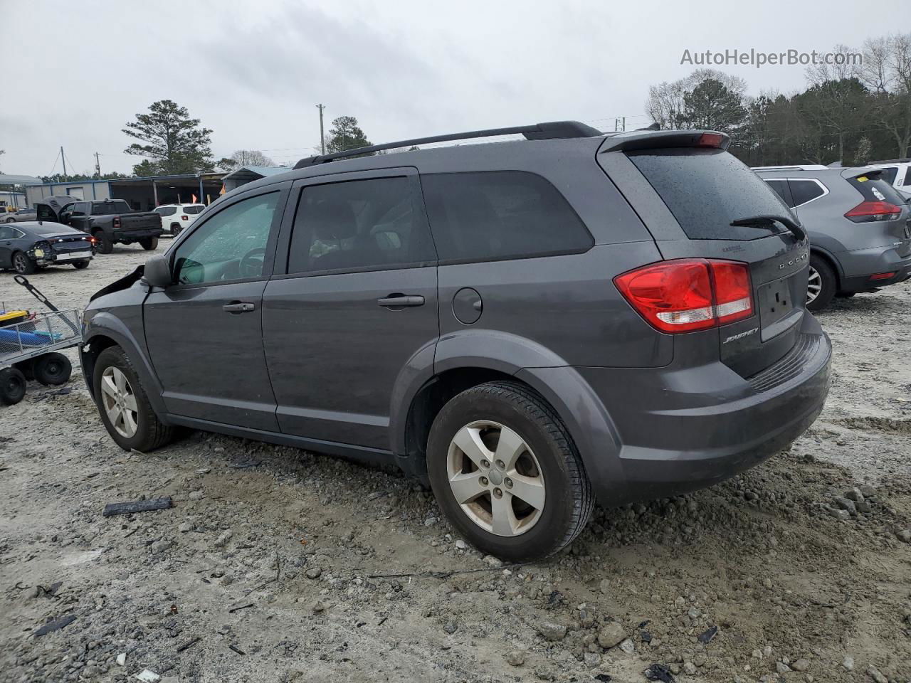 2014 Dodge Journey Se Gray vin: 3C4PDCABXET198276