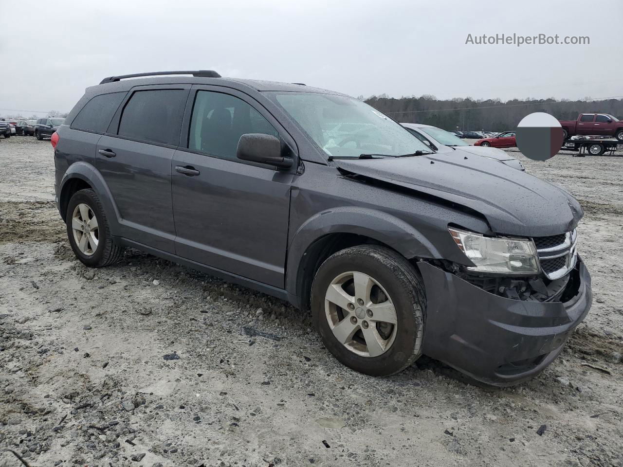 2014 Dodge Journey Se Gray vin: 3C4PDCABXET198276