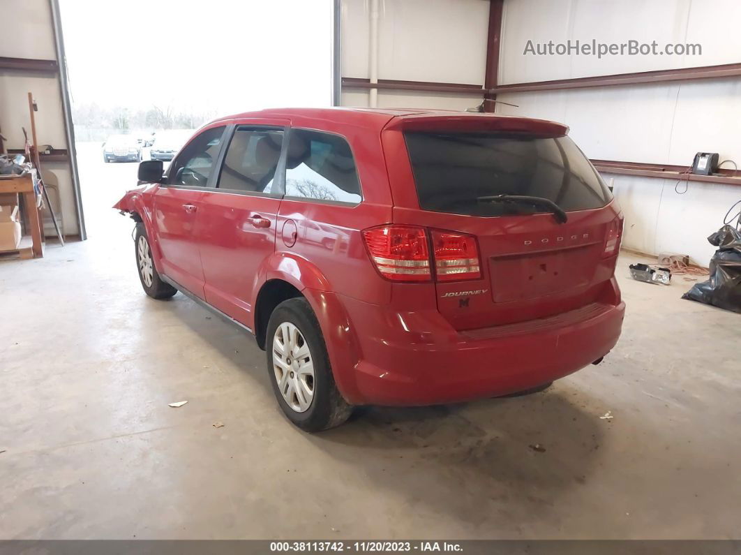 2014 Dodge Journey Se Red vin: 3C4PDCABXET198536