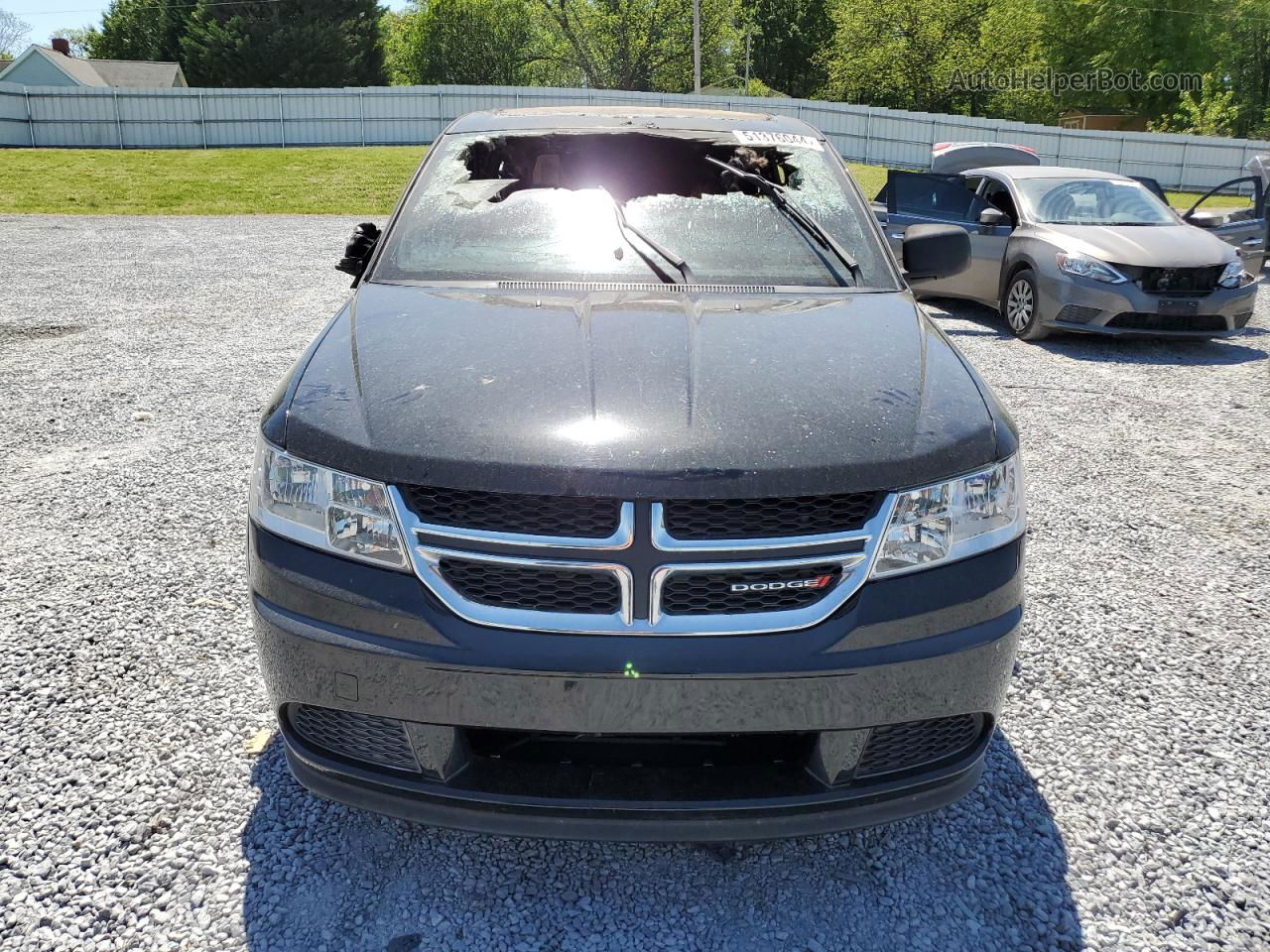 2014 Dodge Journey Se Black vin: 3C4PDCABXET202035