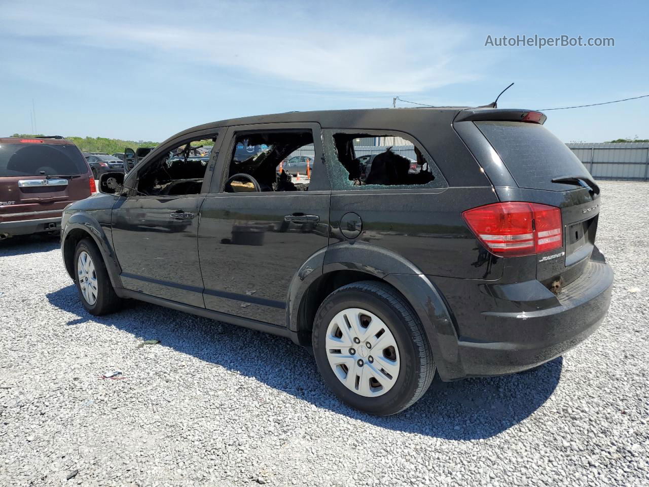 2014 Dodge Journey Se Black vin: 3C4PDCABXET202035