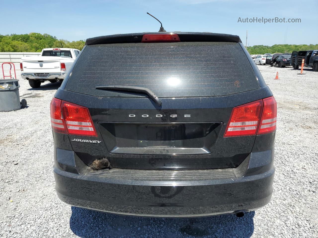 2014 Dodge Journey Se Black vin: 3C4PDCABXET202035