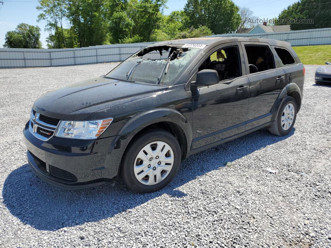 2014 Dodge Journey Se Black vin: 3C4PDCABXET202035