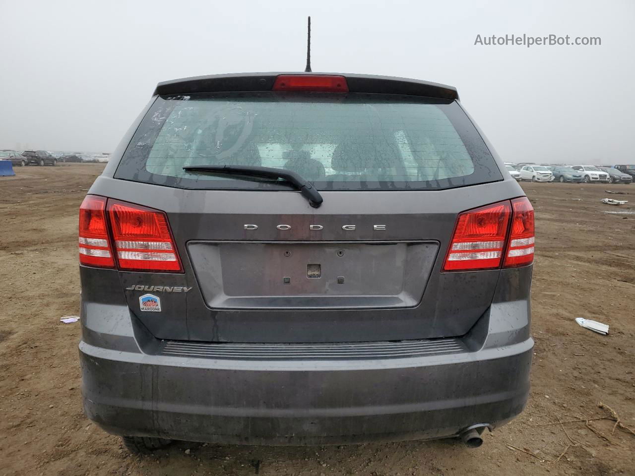 2014 Dodge Journey Se Gray vin: 3C4PDCABXET220079