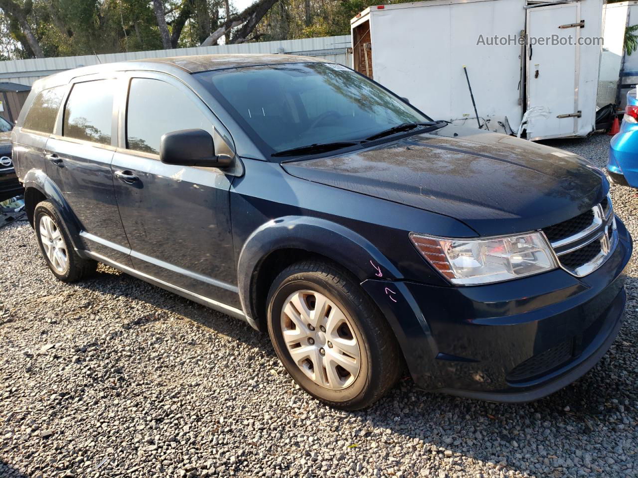 2014 Dodge Journey Se Blue vin: 3C4PDCABXET226397