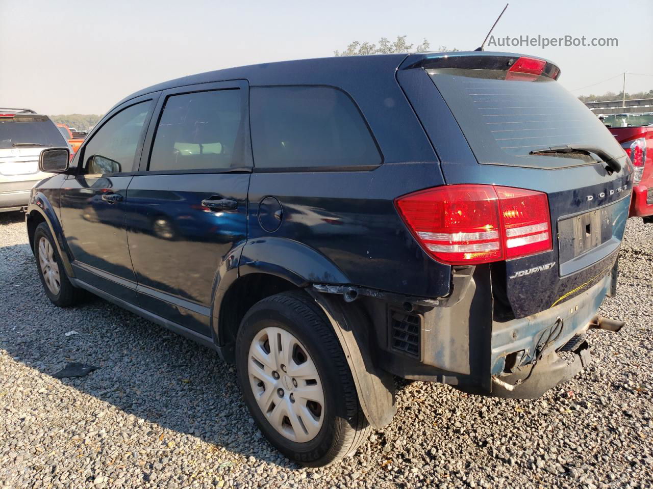 2014 Dodge Journey Se Blue vin: 3C4PDCABXET226397