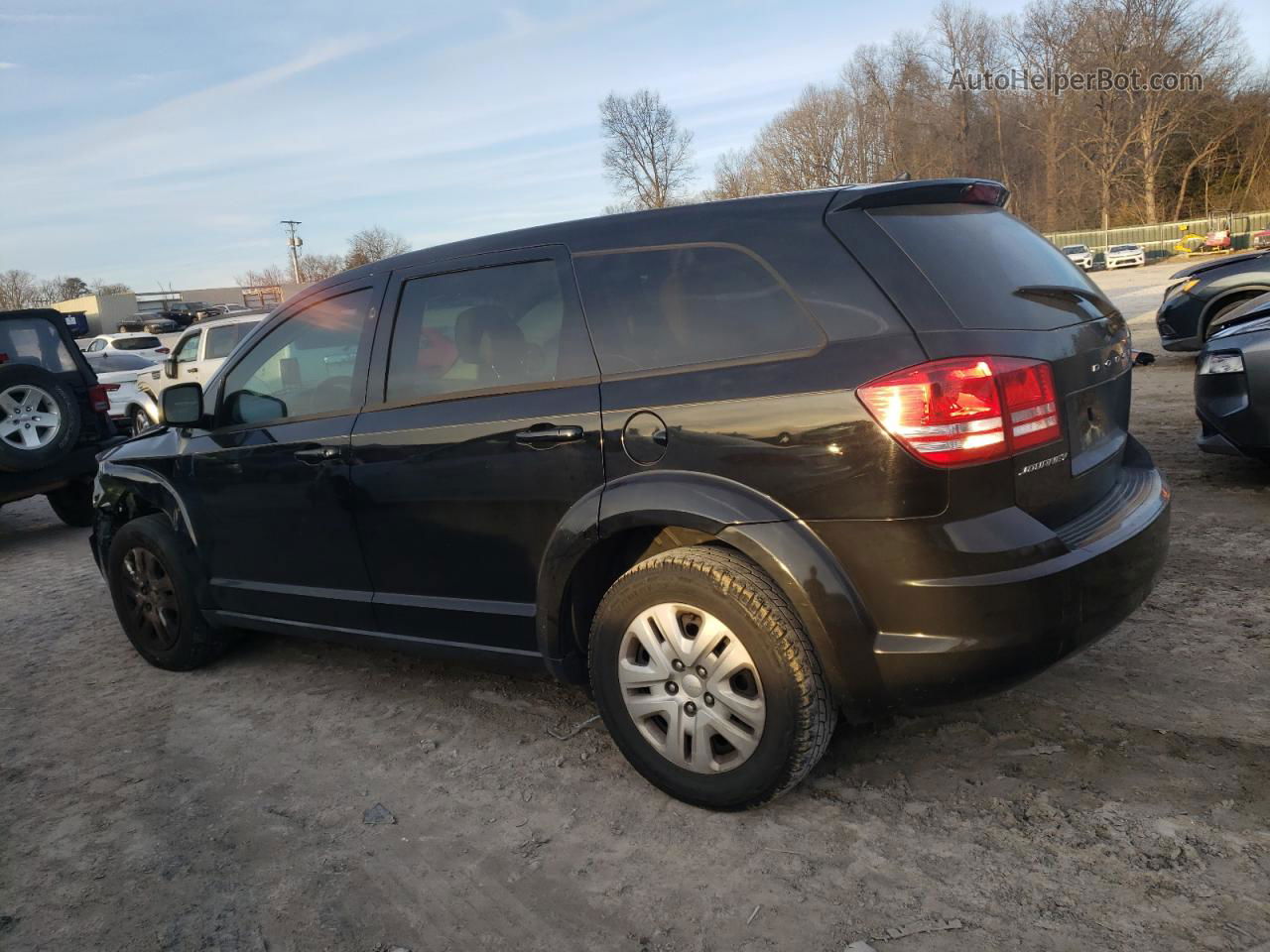 2014 Dodge Journey Se Black vin: 3C4PDCABXET285577