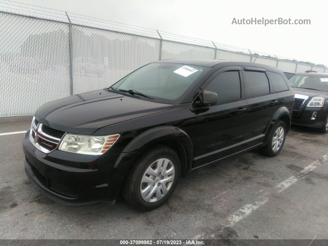 2014 Dodge Journey American Value Pkg Black vin: 3C4PDCABXET308372