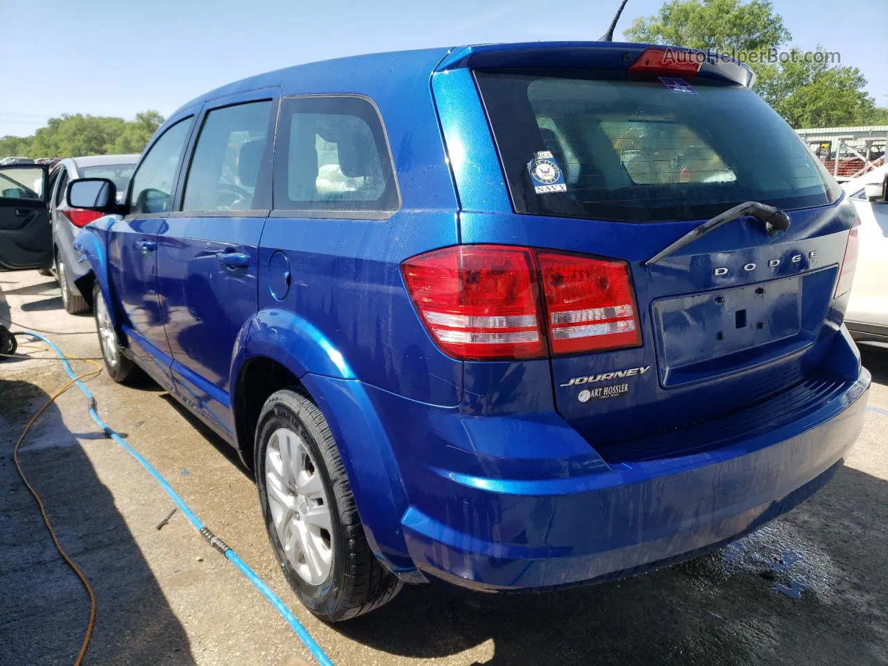 2015 Dodge Journey Se Blue vin: 3C4PDCABXFT531092