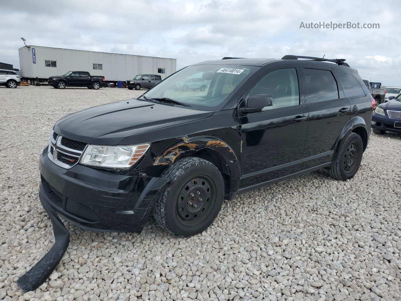 2015 Dodge Journey Se Black vin: 3C4PDCABXFT715464