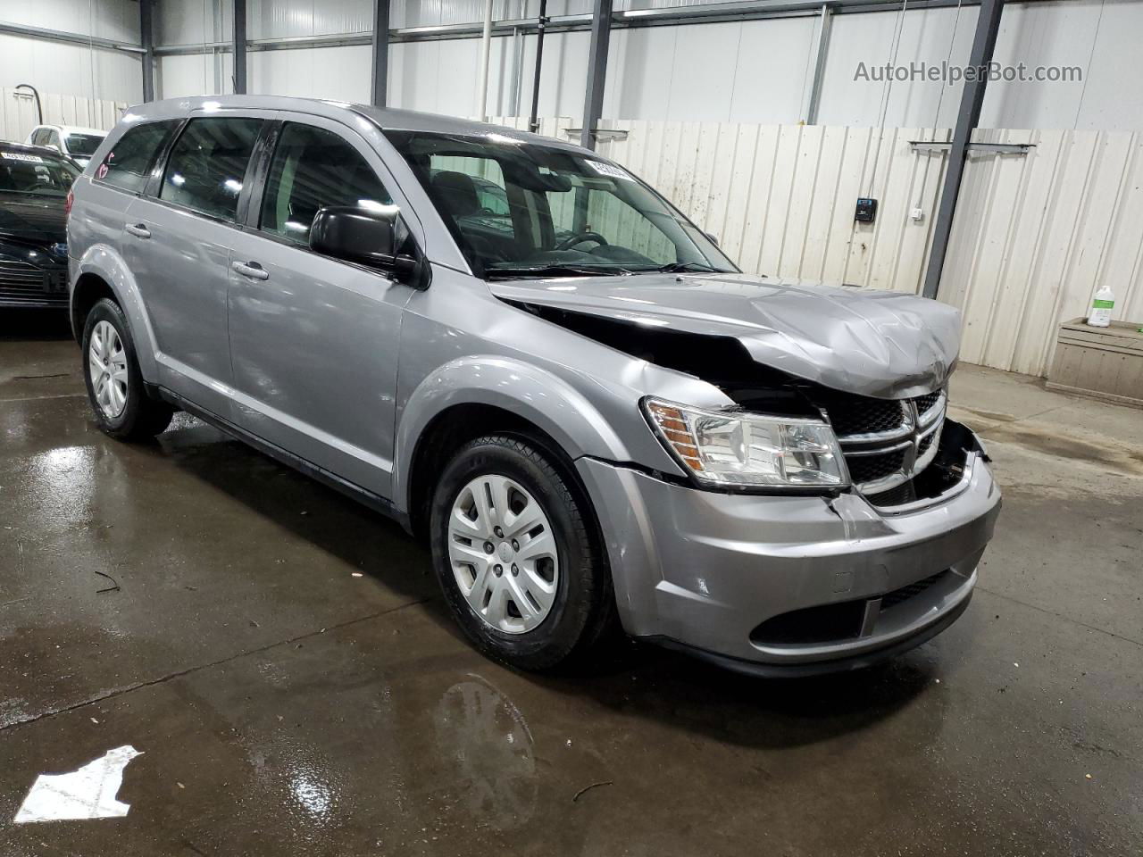 2015 Dodge Journey Se Silver vin: 3C4PDCABXFT719563