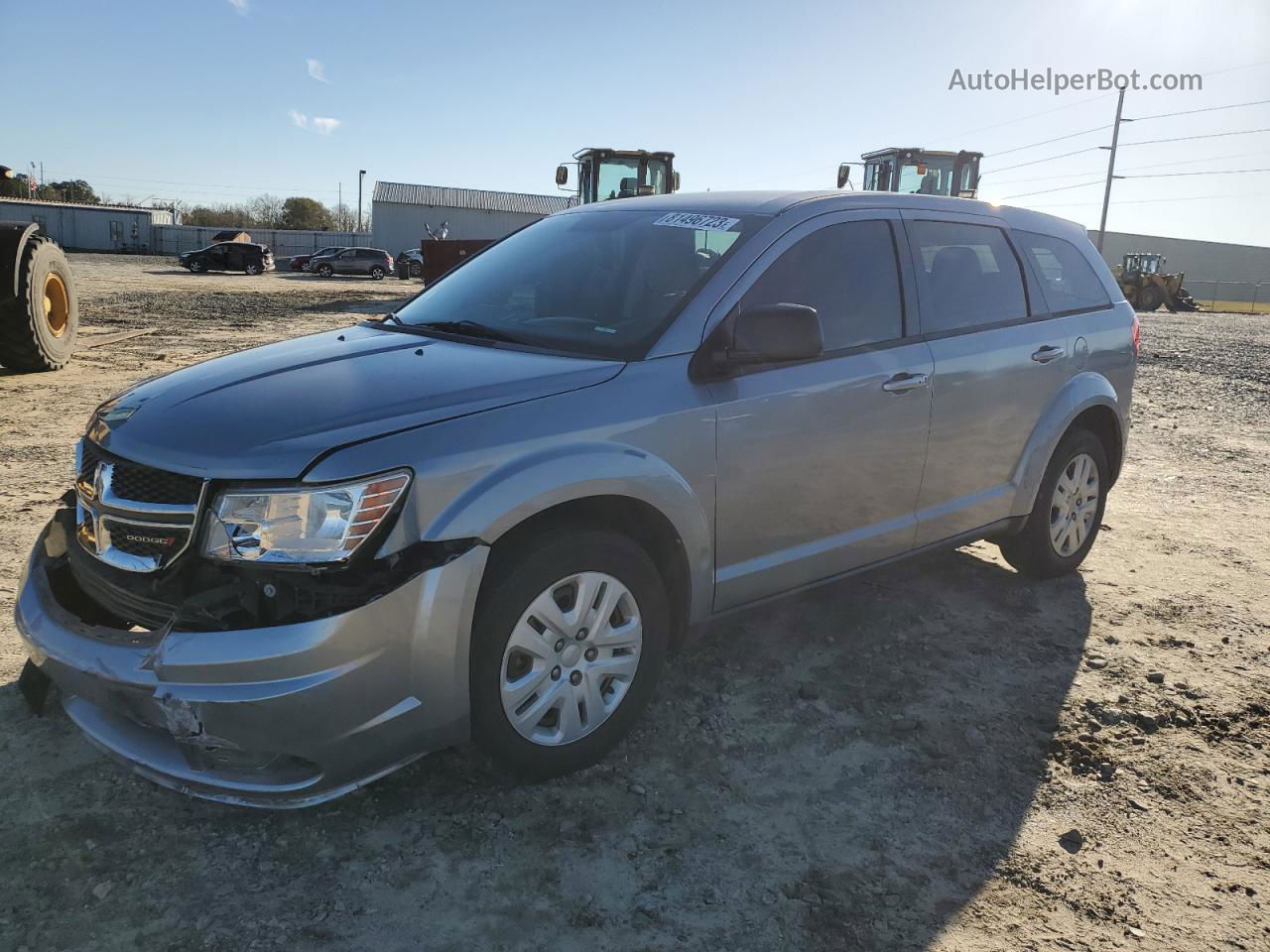 2015 Dodge Journey Se Silver vin: 3C4PDCABXFT756211