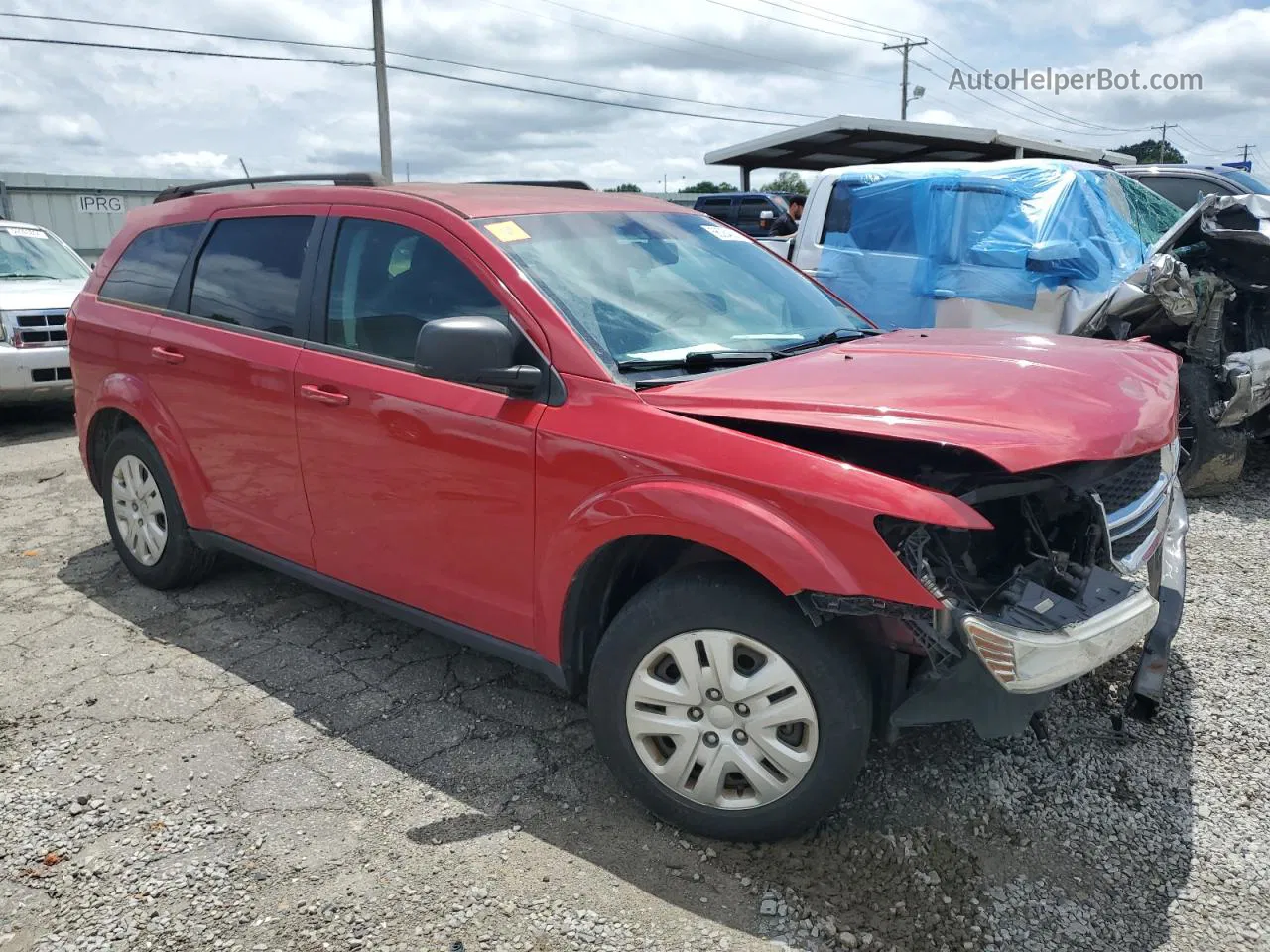 2016 Dodge Journey Se Red vin: 3C4PDCABXGT220425