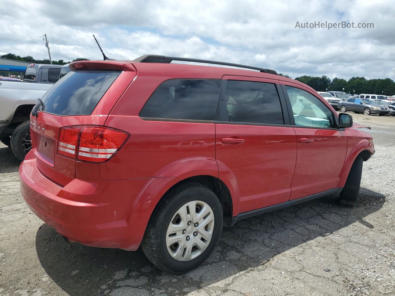 2016 Dodge Journey Se Red vin: 3C4PDCABXGT220425