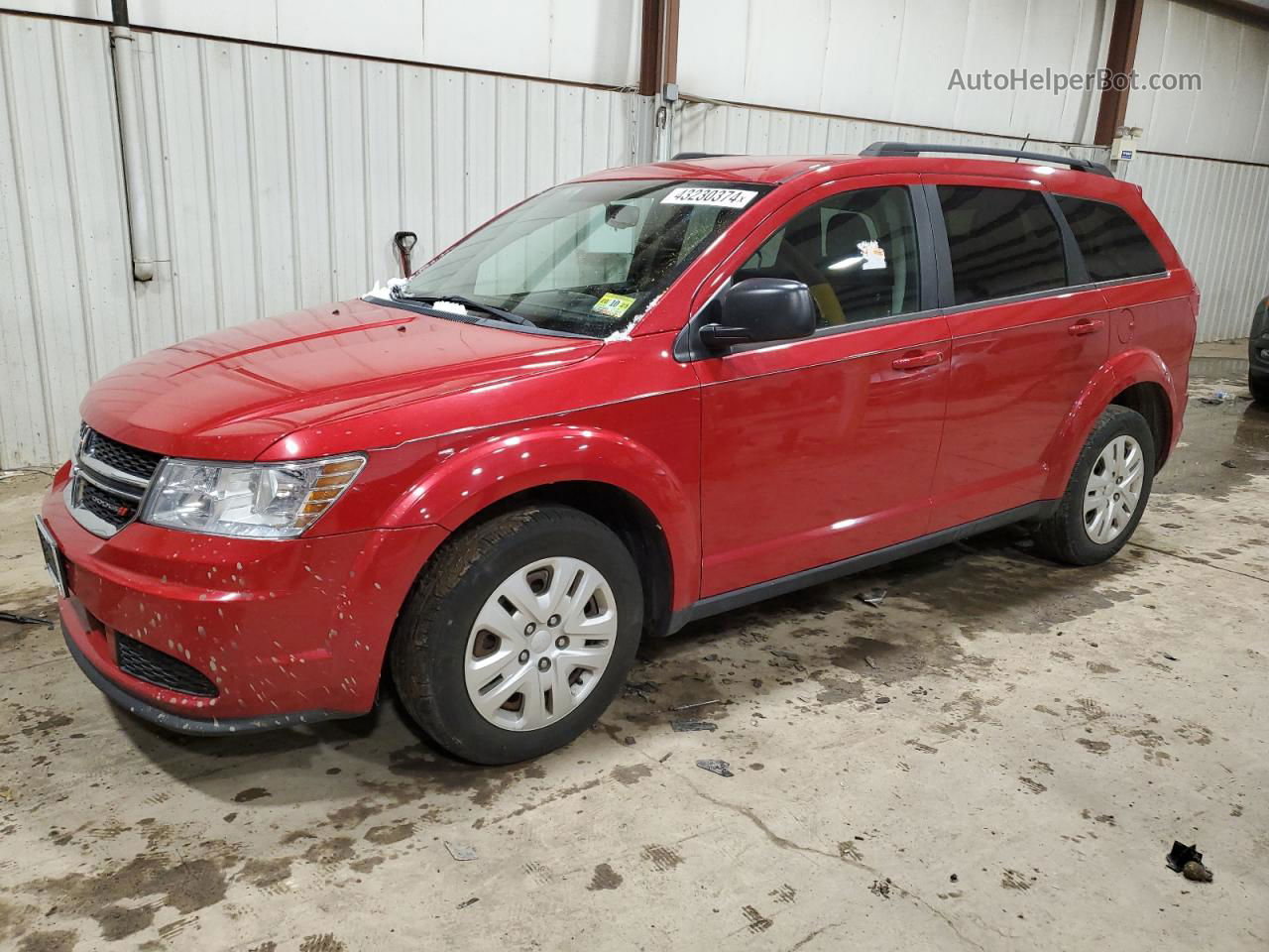 2016 Dodge Journey Se Красный vin: 3C4PDCABXGT222613