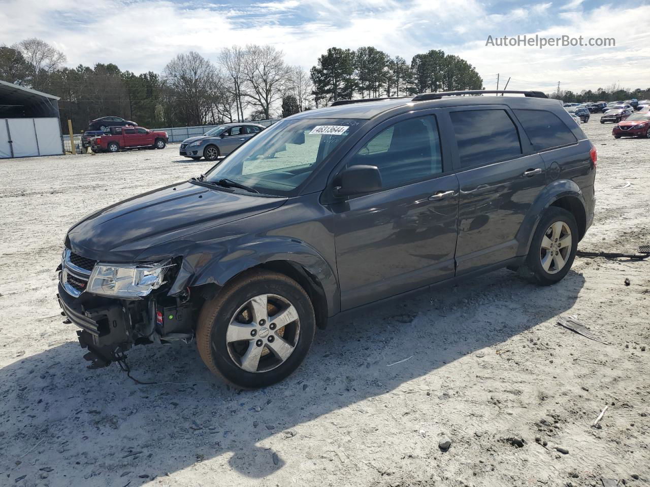 2016 Dodge Journey Se Gray vin: 3C4PDCABXGT239931