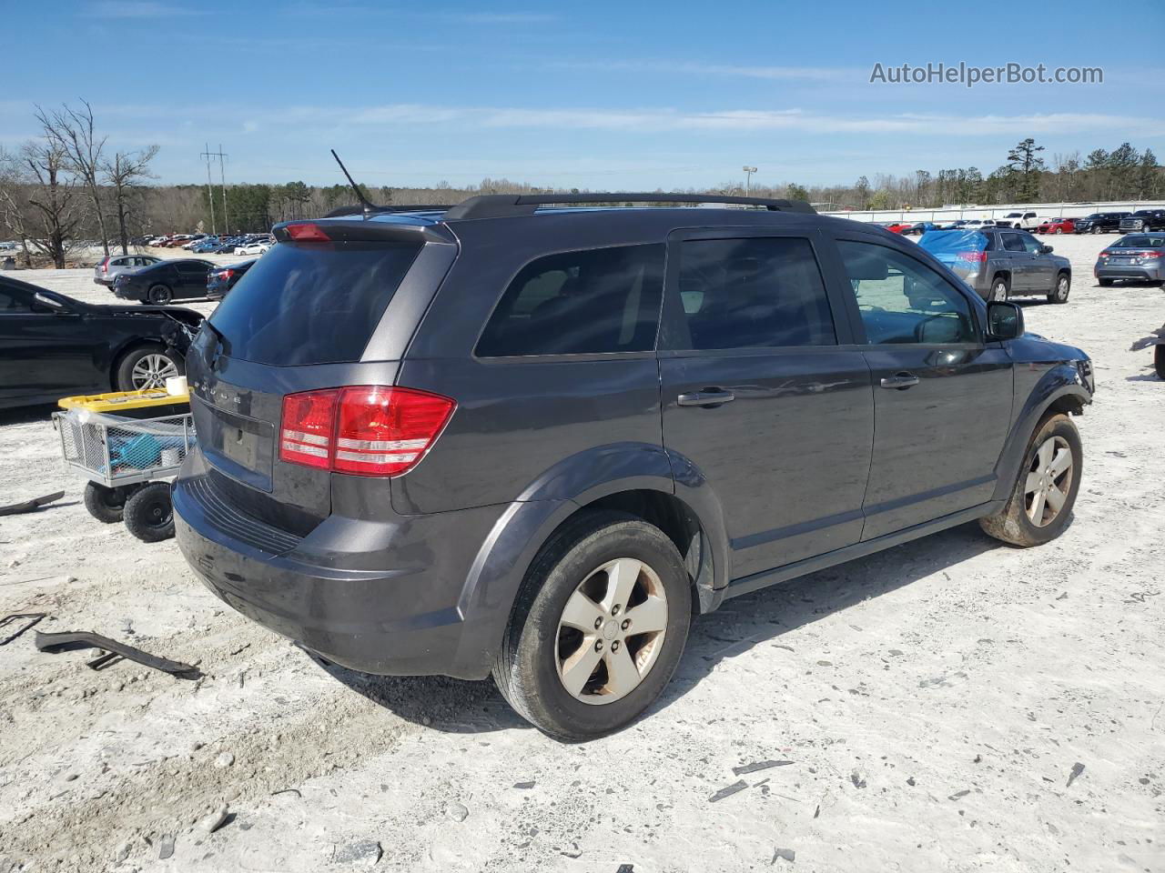 2016 Dodge Journey Se Gray vin: 3C4PDCABXGT239931