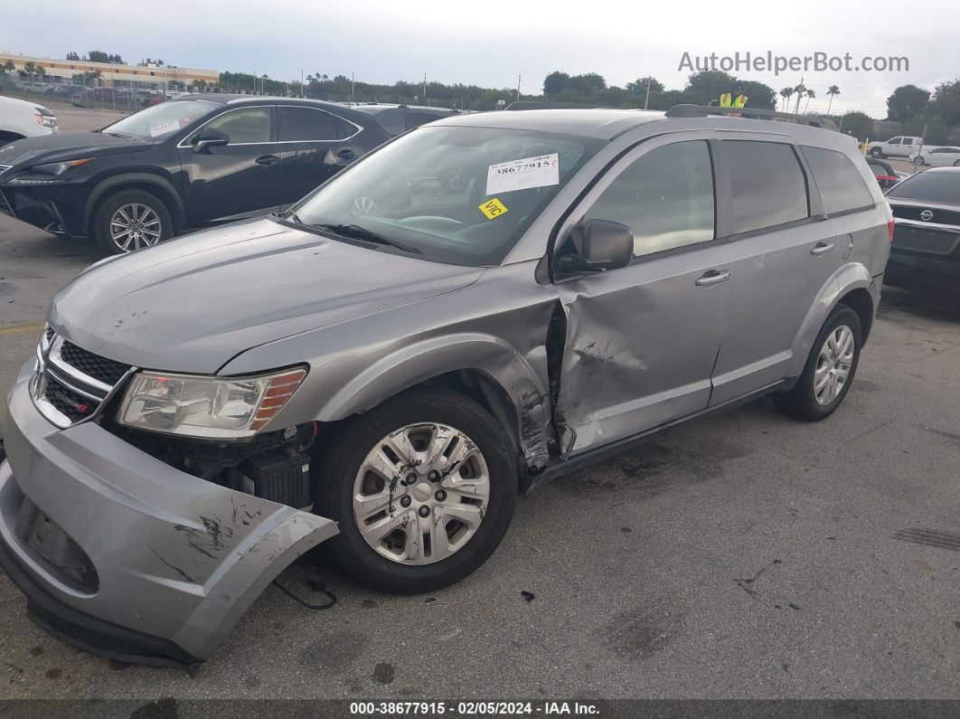 2016 Dodge Journey Se Серый vin: 3C4PDCABXGT250010