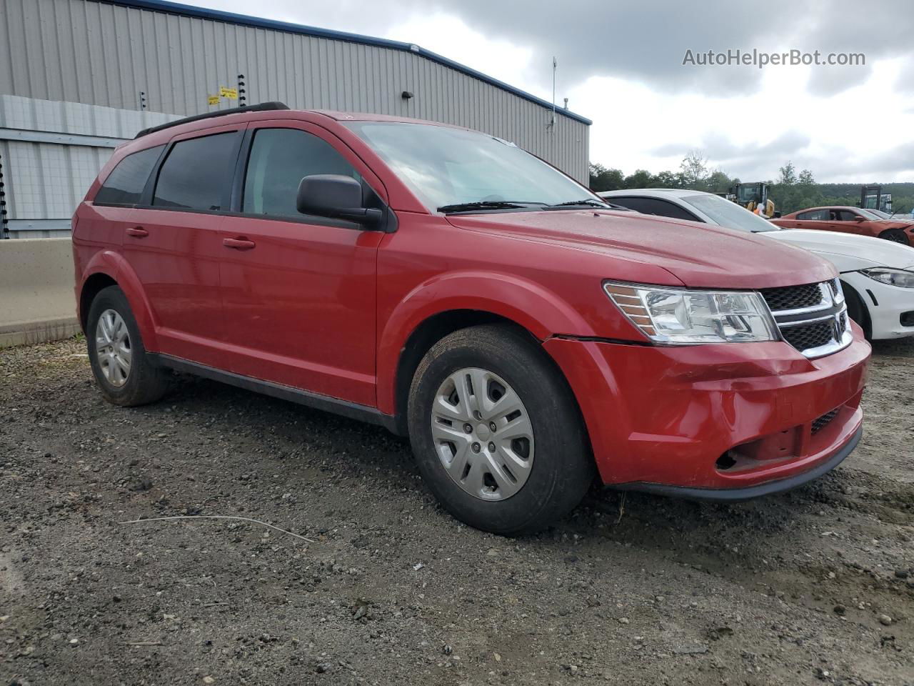 2016 Dodge Journey Se Красный vin: 3C4PDCABXGT250105