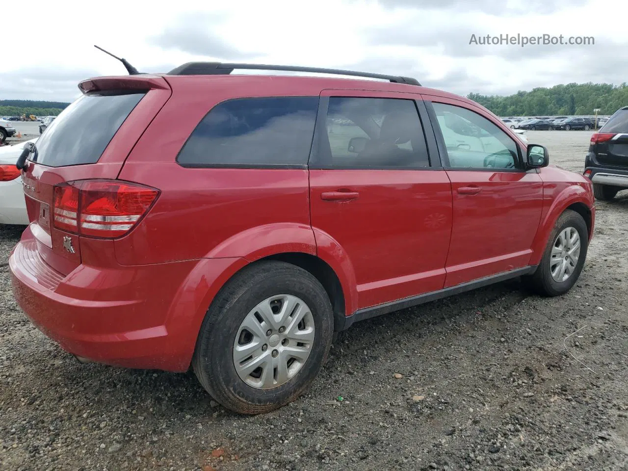 2016 Dodge Journey Se Красный vin: 3C4PDCABXGT250105