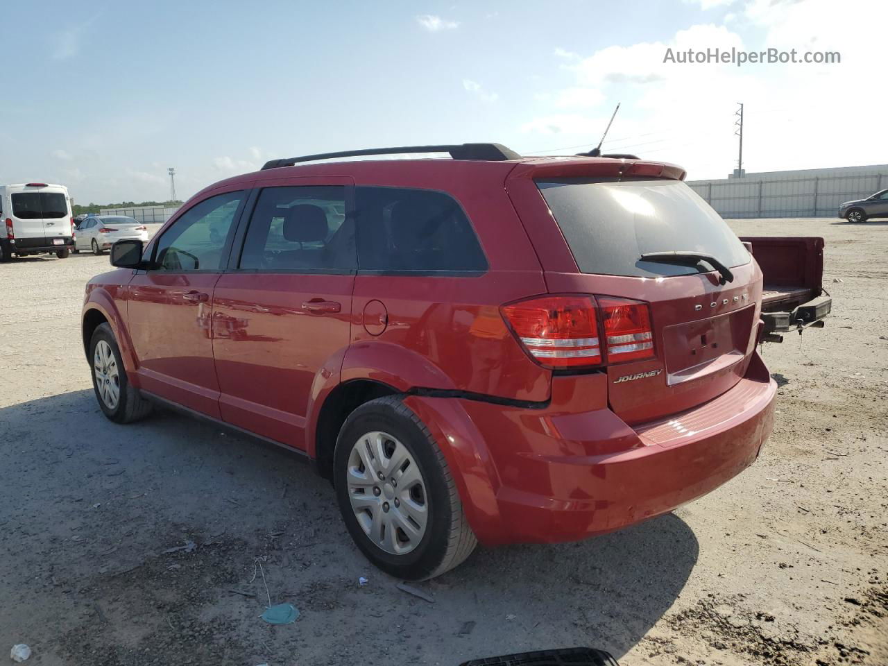 2017 Dodge Journey Se Бордовый vin: 3C4PDCABXHT538210