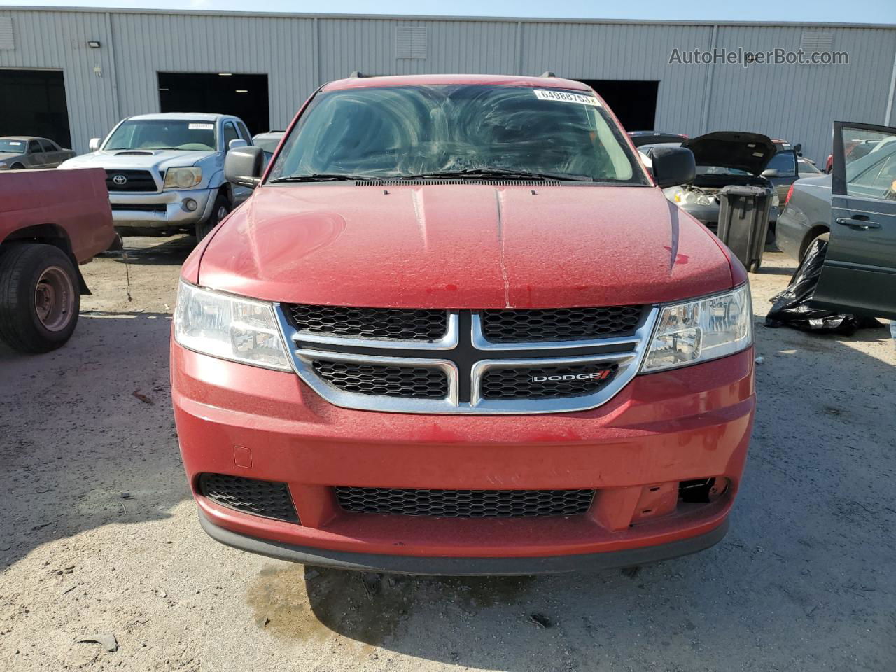 2017 Dodge Journey Se Бордовый vin: 3C4PDCABXHT538210