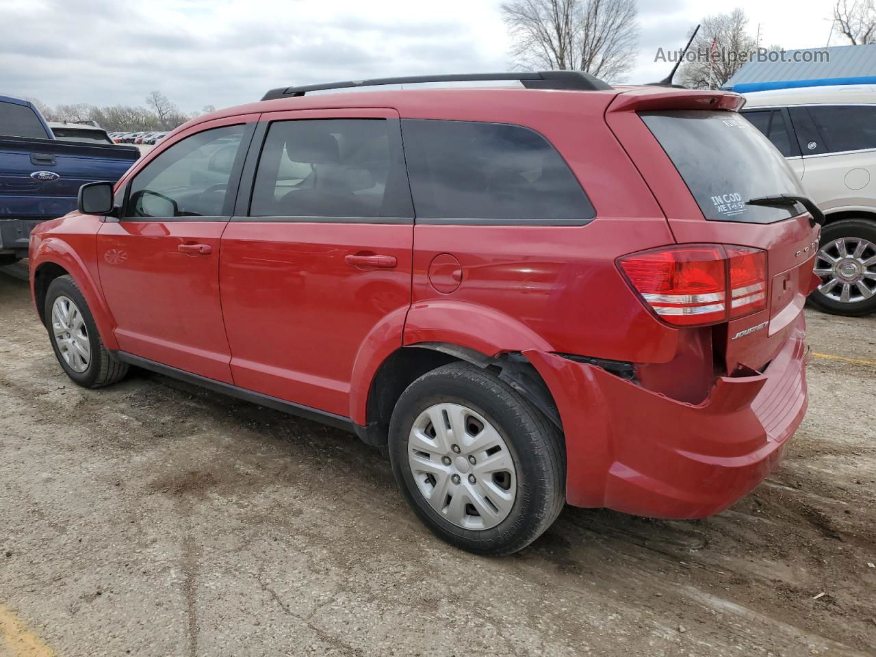 2017 Dodge Journey Se Красный vin: 3C4PDCABXHT551507