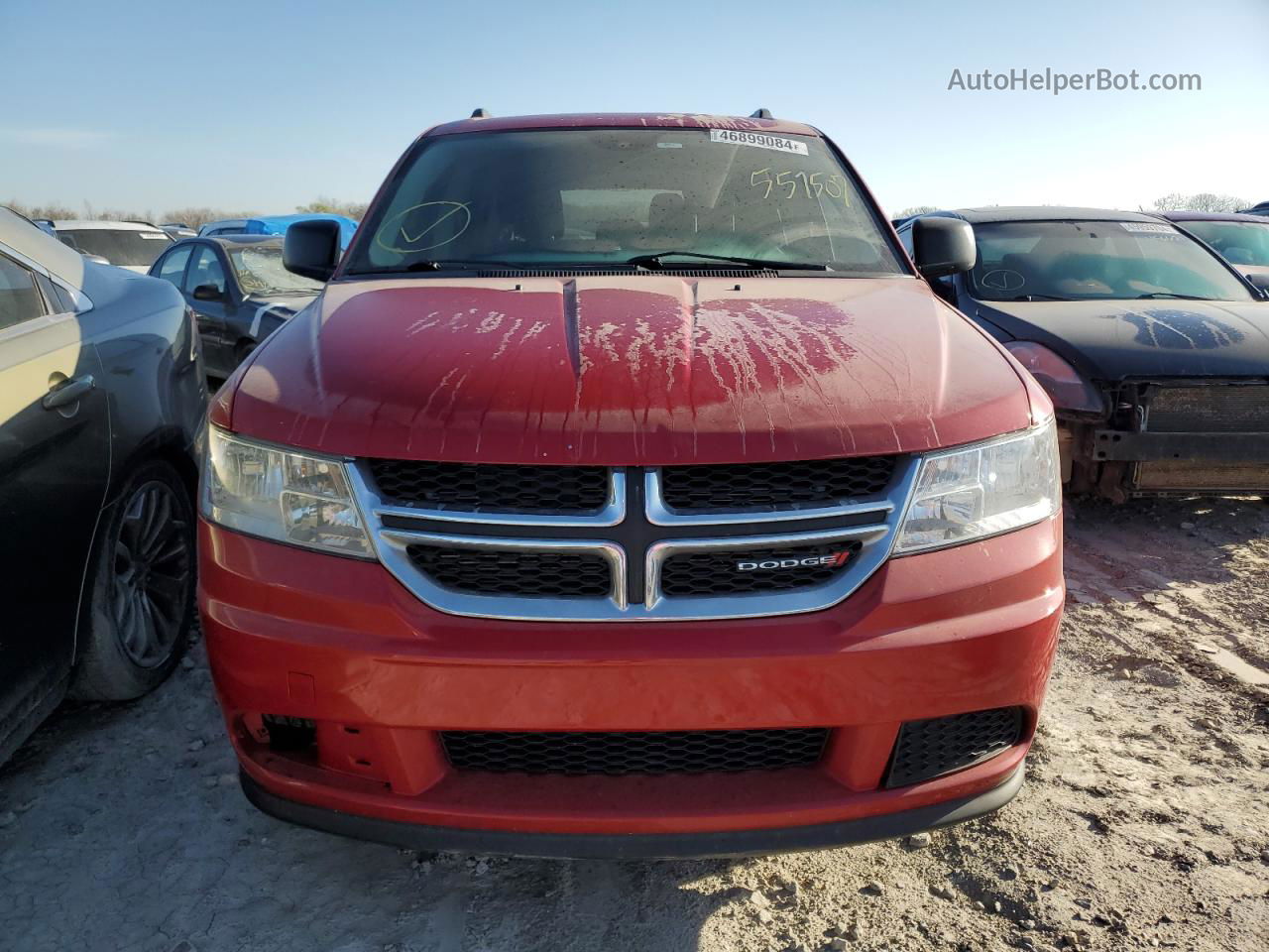 2017 Dodge Journey Se Красный vin: 3C4PDCABXHT551507