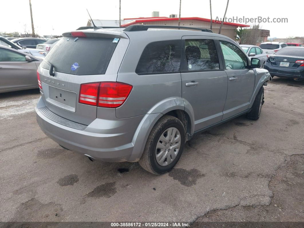 2017 Dodge Journey Se Gray vin: 3C4PDCABXHT562264