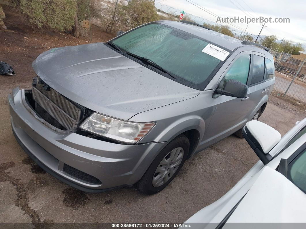 2017 Dodge Journey Se Gray vin: 3C4PDCABXHT562264