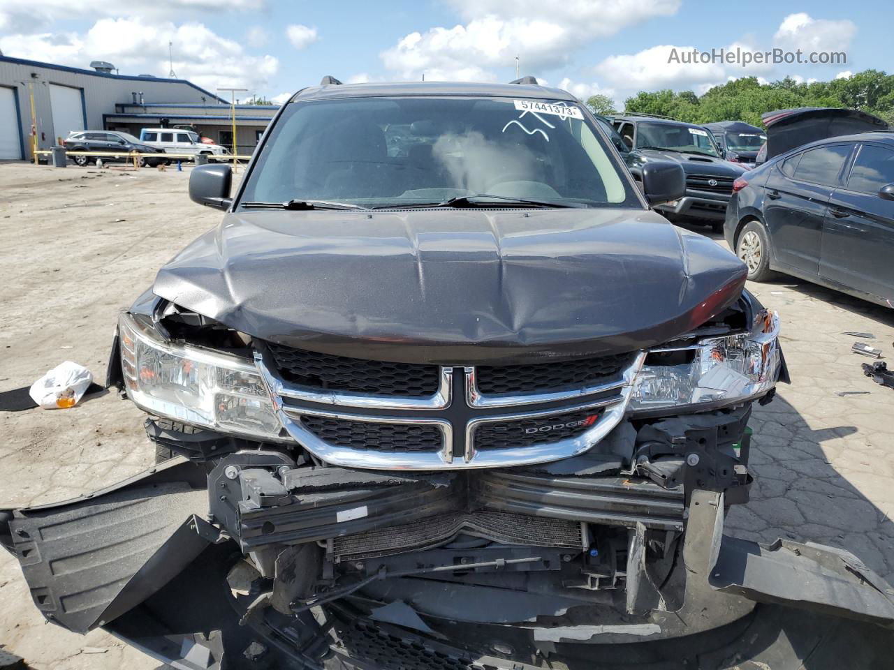 2017 Dodge Journey Se Gray vin: 3C4PDCABXHT563723