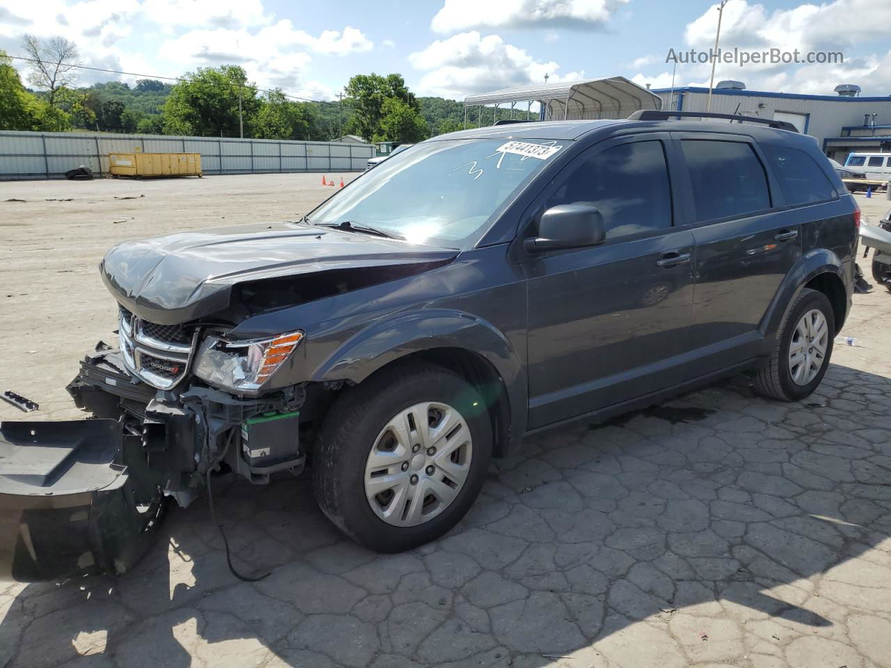 2017 Dodge Journey Se Gray vin: 3C4PDCABXHT563723