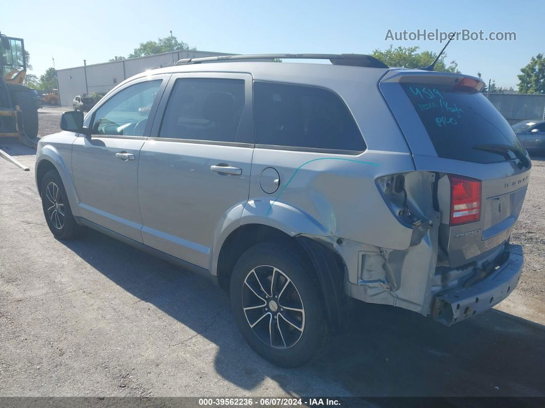 2017 Dodge Journey Se Silver vin: 3C4PDCABXHT573846