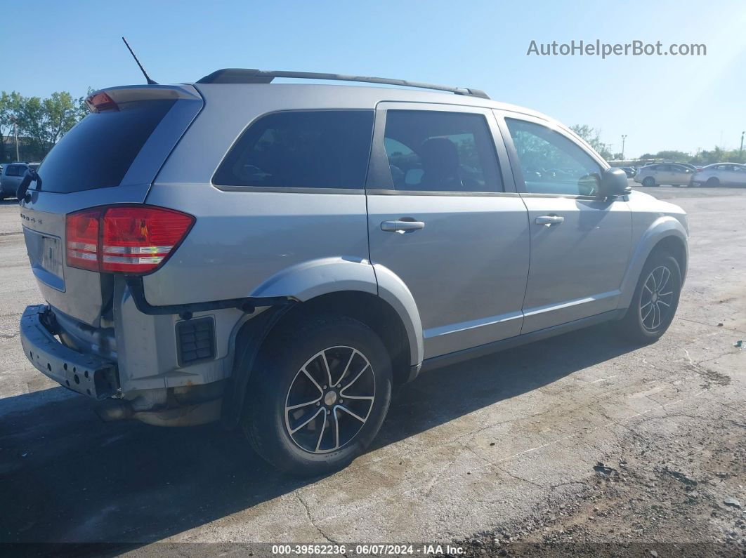 2017 Dodge Journey Se Silver vin: 3C4PDCABXHT573846