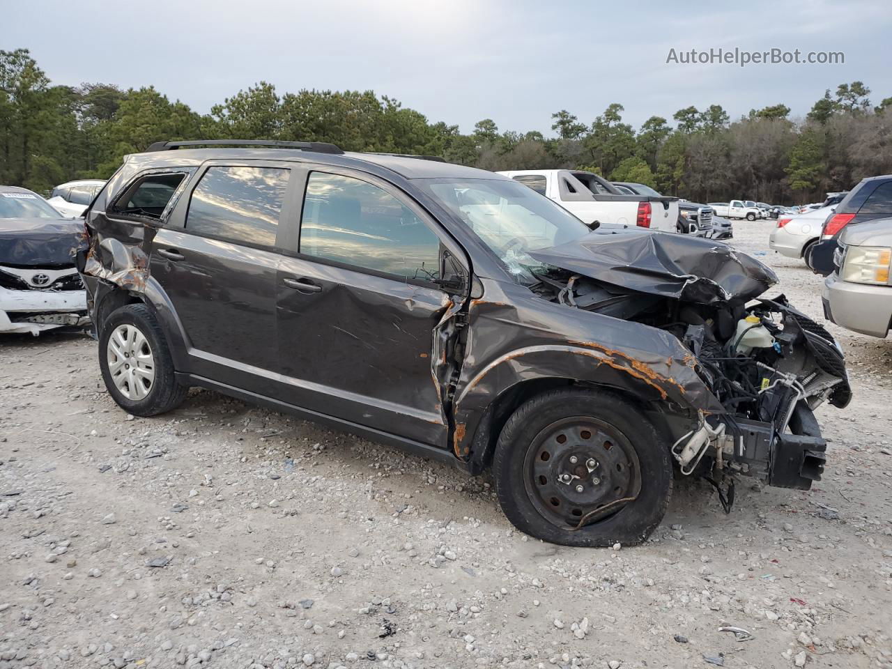 2017 Dodge Journey Se Charcoal vin: 3C4PDCABXHT582305