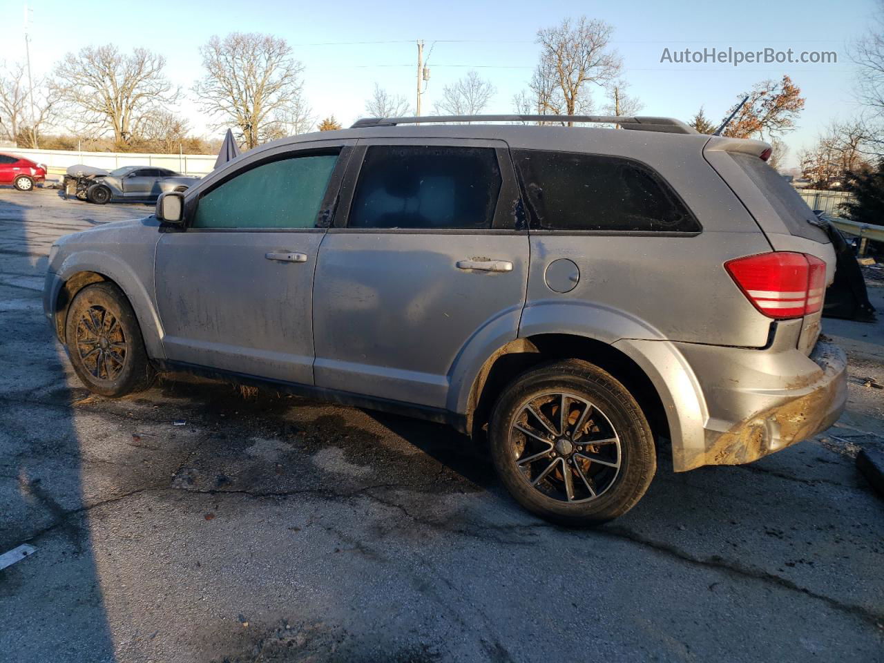 2017 Dodge Journey Se Silver vin: 3C4PDCABXHT621636