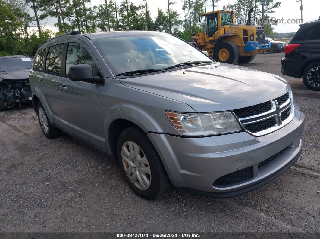 2017 Dodge Journey Se Silver vin: 3C4PDCABXHT653759