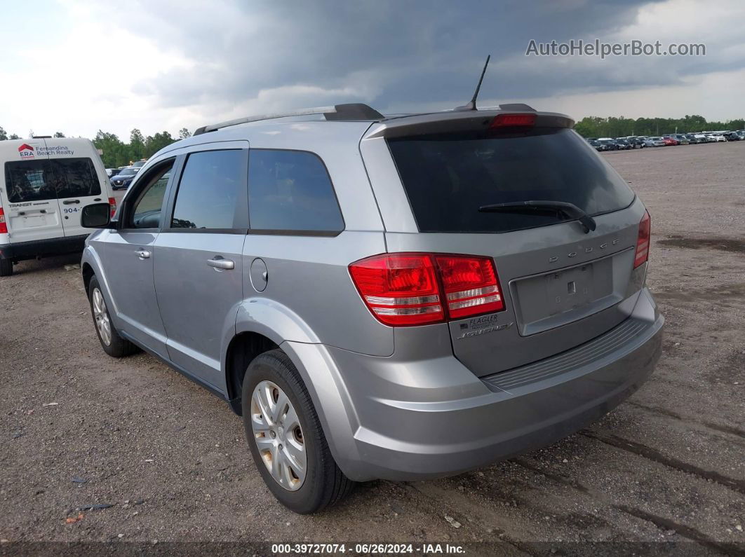 2017 Dodge Journey Se Серебряный vin: 3C4PDCABXHT653759