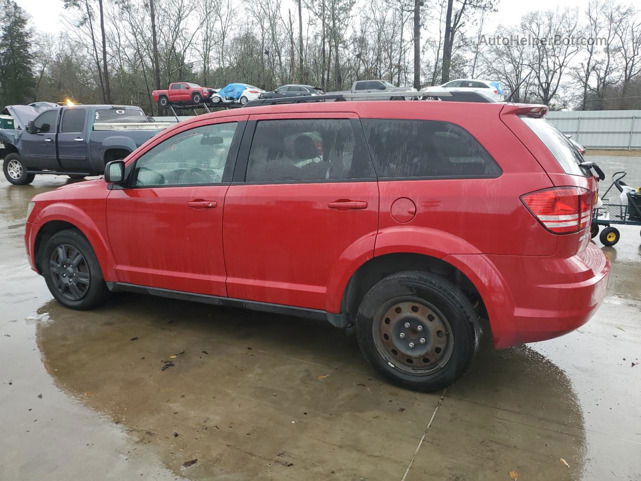 2017 Dodge Journey Se Красный vin: 3C4PDCABXHT698961