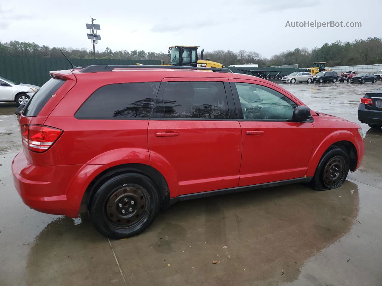 2017 Dodge Journey Se Красный vin: 3C4PDCABXHT698961