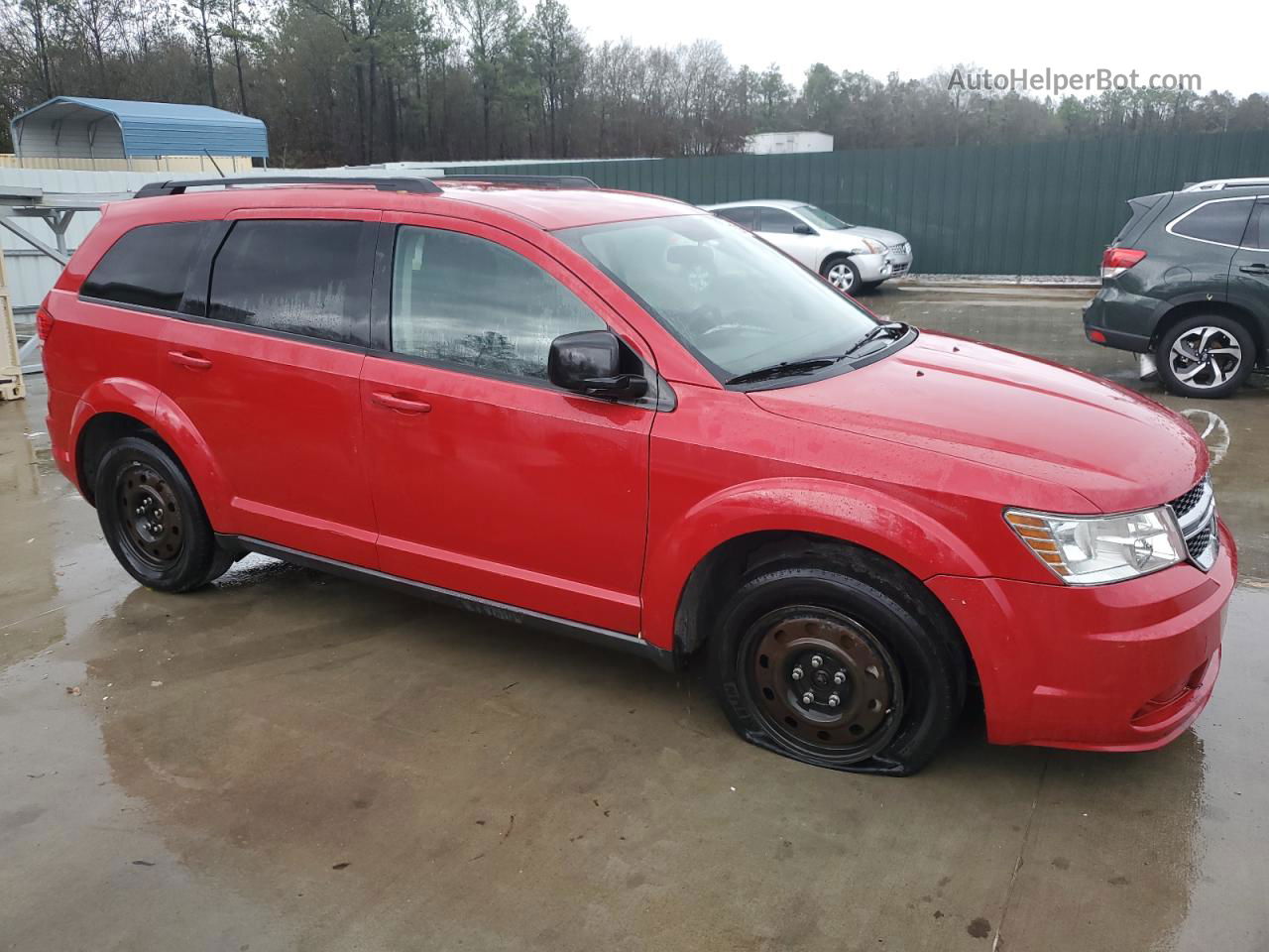 2017 Dodge Journey Se Red vin: 3C4PDCABXHT698961